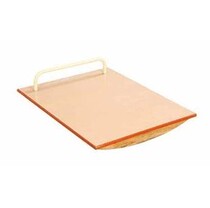 Wooden balance board with armrest rehabilitation training equipment stroke hemiplegia rehabilitation children balance standing exercise