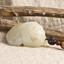 Pixiu 2~ ~ Hetian white jade raw seed material