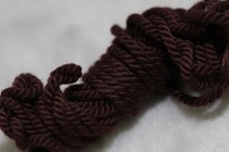 Tibetan Buddhist pearl accessories pure handmade four strands of cotton thread hand-twisted cotton rope (dark brown)