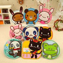 156 Childrens and womens baby cloth stickers fashion decorative clothes patch decals 9 cartoon animal badges