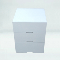 White lacquered nightstand promotion computer cabinet hot sale storage locker small cabinet bedside table