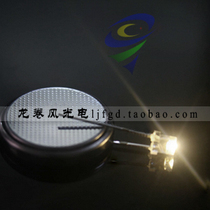 Supply F3 has concave warm white short feet LED 3mm flat head concave warm White