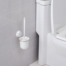 Garbo suction type toilet brush set toilet brush creative European stainless steel toilet brush Cup with toilet brush head