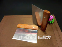 Gong Mu Bing noodle cutter baking stainless steel scraper cake cream scraper rice knife thickening noodle cutter