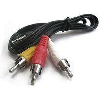 Lotus line 1 minute 3 audio and video line AV line 1 drag 3 audio and video line Mobile DVD video line one minute 3 lines