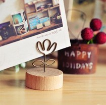 ZAKKA round idyllic creative log iron note clip clip message clip note clip multiple A863