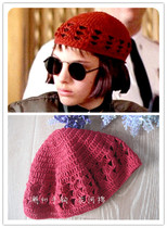  Crocheted woven melon skin bag head mens and womens hats This killer is not too cold Matilda Lyon Natalie the same style