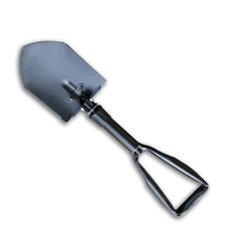 (Engineering shovel large) Multi-functional three-fold engineering shovel camping equipment outdoor tools