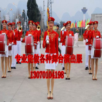 The military band costumes band costumes marching band nv fu zhuang gu le dui clothing womens costume