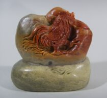 Zodiac Zodiac Golden Unitary Chicken Independent Total Natural Green Fields Jade Engraving Animal Mercy Pure Craft New Pint Live