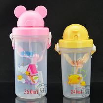 Aideli PP childrens kettle baby straw cup Drinking training cup F50 51 240-360ml