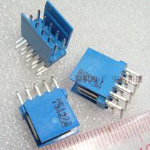 281742-5 TYCO AMP TE Connector HE14 2X5 10PIN2 54mm90 degree original import