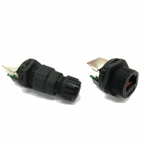 RJ45 network cable connector RJ45 network connector Ethernet RJ45 waterproof connector Aviation plug