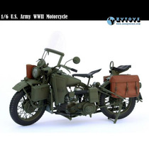 (Physical spot)ZY toys 1: 6 World War II US Military Harley motorcycle HT Captain America soldier vehicle