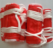 Red and white red and white flag construction warning belt warning rope safety warning line warning flag isolation seat belt