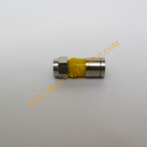  The whole package of 100 all-copper extruded waterproof inch F head is suitable for standard 75-5 4P wire RG6 wire connector