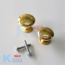 Gold modern simple single hole small round handle Round grain round cabinet drawer door handle Alloy round handle