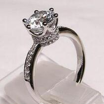 fuzhou university raw diamond nv jie zhi 18K platinum 70 points engagement ring womens marriage in 1 karat platinum counter