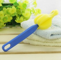  Aideli sponge brush Sponge pacifier brush Wide mouth standard caliber universal brush Single pack simple pack