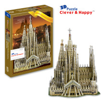 3d Adult Cubism Puzzle Sacred Home Atonement Cathedral Genders Childrens Puzzle Toy Building Models