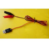 Small alligator clip test line USB male power cord with cable alligator clip can be used as charging cable brand new