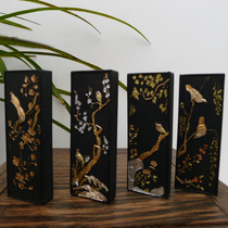 Special price Old Hu Kaiwen Hui ink] Flower and bird picture boutique ink emblem old Hu Kaiwen Ink ink ingot ink stick ink block