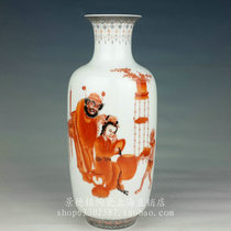 Jingdezhen ceramic hand-painted pastel mother-in-law tattoo Zhong Kui married sister ornaments