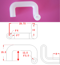 Silicone rubber transparent elbow high elastic silicone elbow silicone rubber sleeve silicone rubber seal