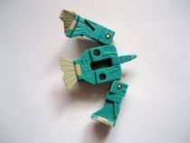 To youth the old toy transformers in the 1980s the laser bird can be turned into a tape