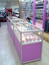 Boutique counter jewelry display cabinet glass cabinet jewelry glass shelf hand cabinet jewelry counter display cabinet