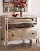 Mirror Trim Cabinet Mirror Furniture Dining Side Cabinet Hyun Guan Cabinet New Vintage Antique Gold made of old 0547