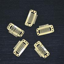 Mens and womens woven hair replacement real hair hair block hair piece Medical wig special stainless steel invisible hair clip