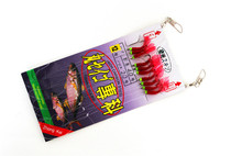 Luminous 6 ben 10 ben Crucian carp skewer hook twisted mouth skewer hook Sea rod skewer hook fishing group Bionic bait skewer hook