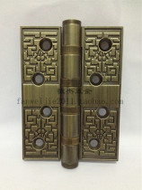 Deluxe 4 - inch European carving retro - page bearing mute door hinge door hinge wooden door accessories a piece of price