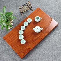 Kung Fu tea set Brazilian rosewood tea set solid wood home simple Tea Sea hose drainage rosewood tea table