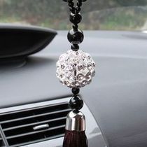 Full Star Diamond Ball FINE CAR PENDANT CRYSTAL HANGING ACCESSORIES UPSCALE FASHION INLAID DRILLING SMALL PETROL IN-CAR ORNAMENT PENDANT WOMAN