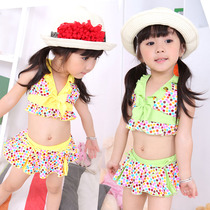 Girl Swimsuit Korean Version Hot Spring 2021 New Princess Ocean Qi Children South Korea Children Swimwear Cute Speed Dry