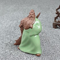 Ceramic tea pet goyao kiln tea pet Open piece glazed porcelain can raise purple sand tea pet tea play tea set furnishings