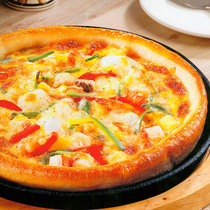 Akeli Sausage Tomato Sauce Grilled Chicken Double Pizza 215g Wuhan Full 100 9-inch Pizza