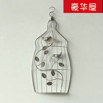 Eurostyle Classical Iron Art Wall-mounted Half Bird Cage Fashion Creative Home Wall Decoration Wall Decoration Special Price