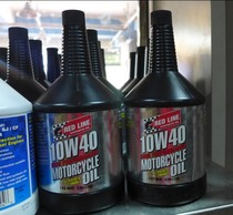 RED LINE RED LINE fully synthetic motorcycle oil 10W-40