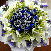  Blue Demon Diva 19 perfume lilies 11 Shanghai physical flower shop Birthday flowers Love Flowers
