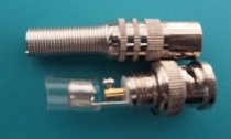 BNC connector for metal monitoring Monitoring head Video head Camera connector Welding-free BNC head 0 6 yuan