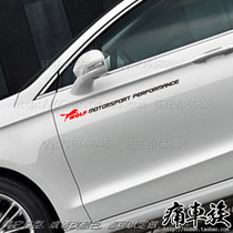  New Mondeo car stickers WOLF Wolf door body decoration modified car stickers pull flower Fox Carnival