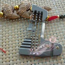 Silver arrow overlock sewing machine edge cutting machine 747 four-wire 757 five-wire wide tongue needle plate E868 0 5