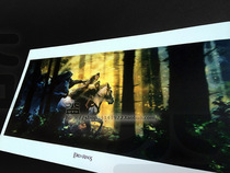 Middle-Earth setting illustration poster map around the Lord of the Rings (fighting for Frodo) decorative painting