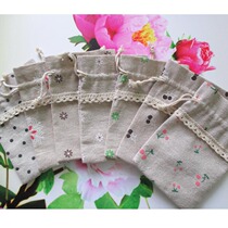 Broken Flowers Small Cloth Bag of Traditional Chinese Medicine Fragrant Sack Empty bag Multi-color flower vegetal Sesame Cloth Bag pumping out of pocket Fashion aesthetically pleasing