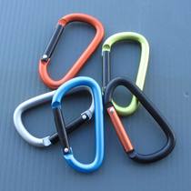  High quality small hanging buckle colorful 6MM aluminum alloy carabiner hook quick hanging hook carabiner