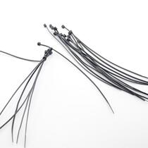 Bike yard table fixed tie black nylon plastic tie self-locked lamp holder tie