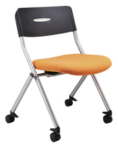 Shanghai office furniture modern fashion leisure chair training Chair student chair folding chair JG411A20HC(OR)